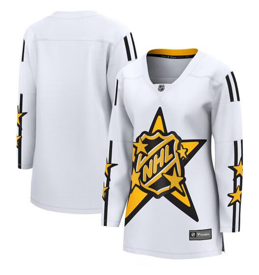 Women's White All-Star Game 2024 Breakaway Stitched Hockey Jersey
